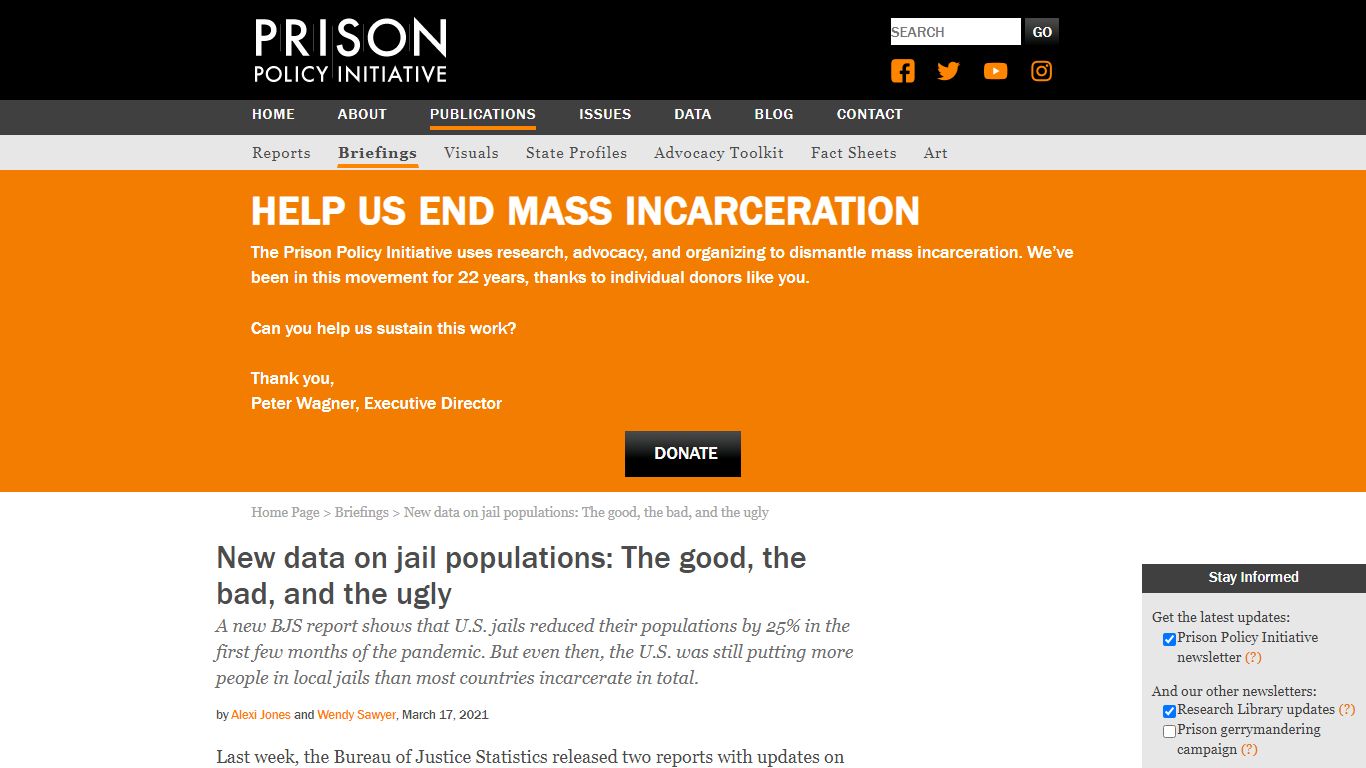 New data on jail populations: The good, the bad, and the ugly